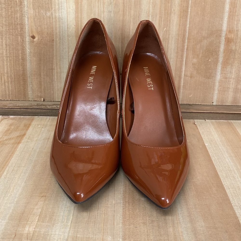 Nine West Rust Brown Heels - Picture 2 of 7